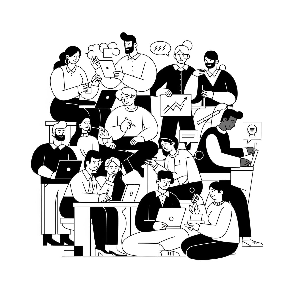 Navigating People, Process, and Technology in the Age of AI. The Enduring Triangle. Part 1