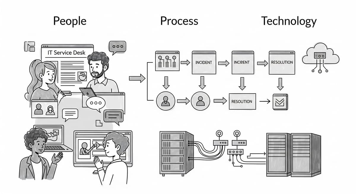 Navigating People, Process, and Technology in the Age of AI. The Enduring Triangle. Part 3