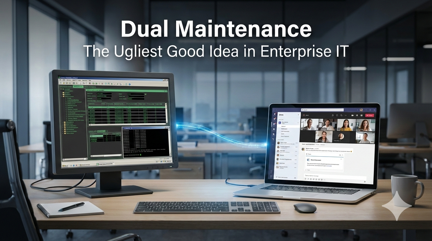 Dual Maintenance: The Ugliest Good Idea in Enterprise IT