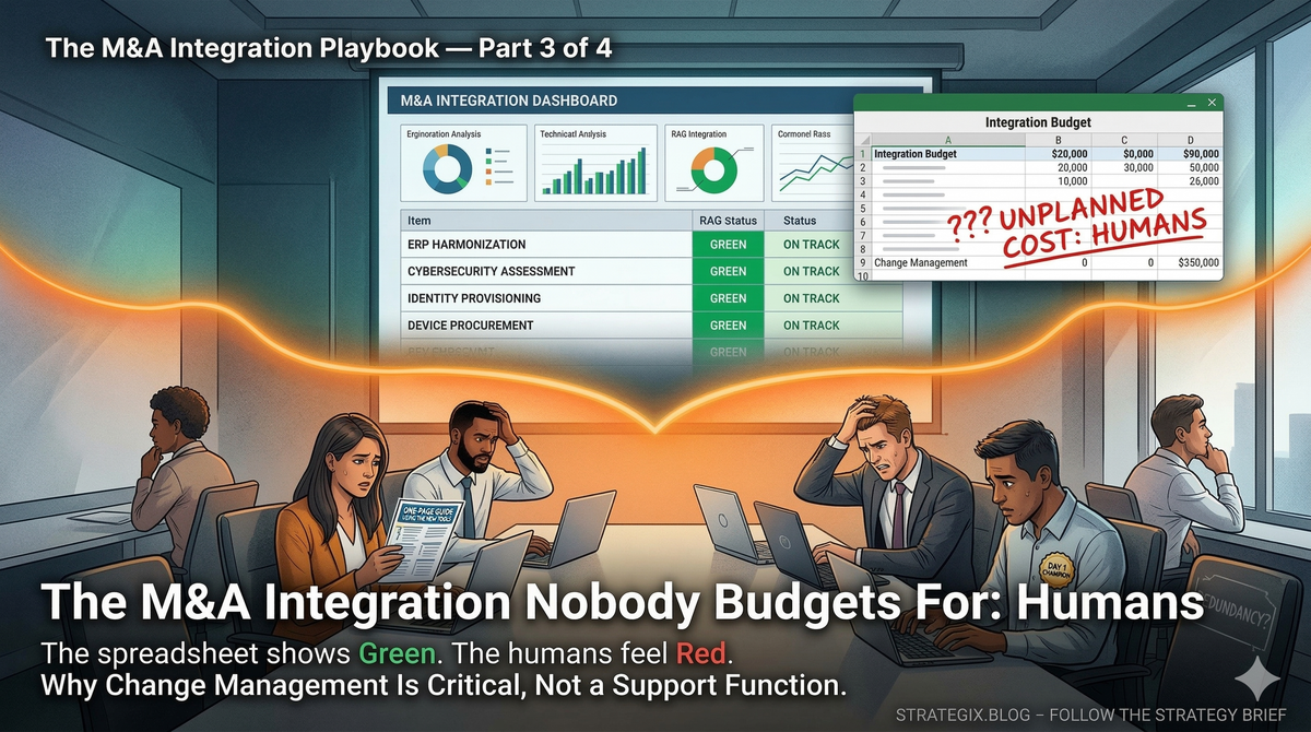 The M&A Integration Nobody Budgets For: Humans